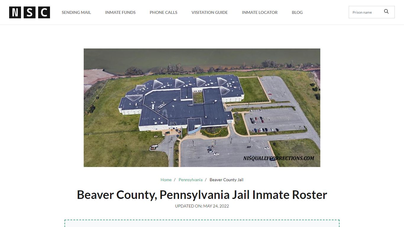 Beaver County, Pennsylvania Jail Inmate List